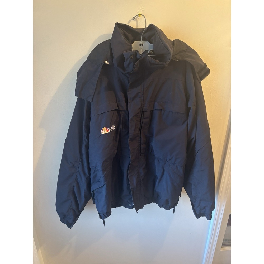 5.11 Tactical Jacket Men's XL Blue Waterproof Hooded Parka Softshell Lined Coat